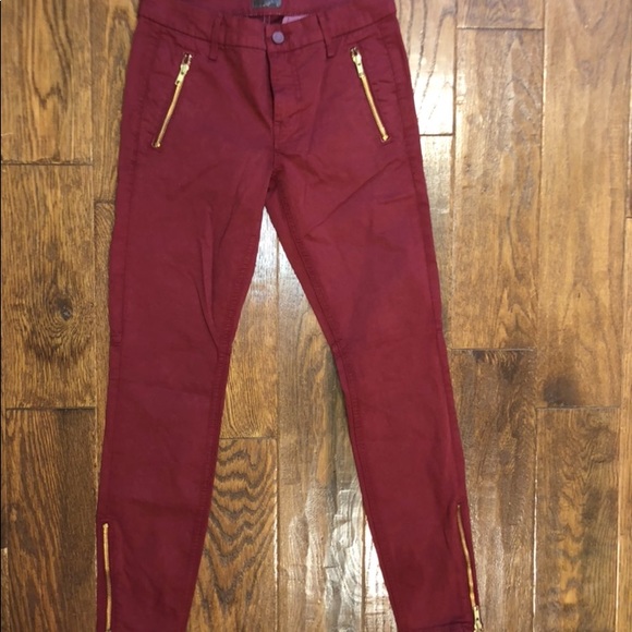 MOTHER Pants - Red MOTHER pants MOTHER Pants - Red MOTHER pants